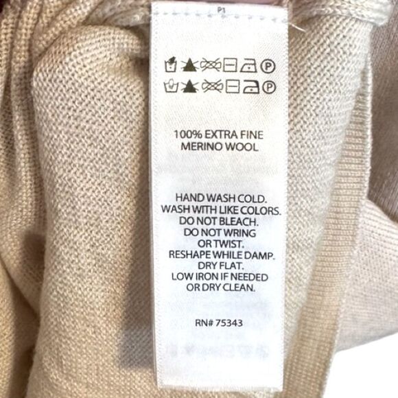 NWT-Christian LaCroix- Men’s 100% Merino Wool Quarter ¼ Zip Sweater Pullover, XL - Picture 8 of 10